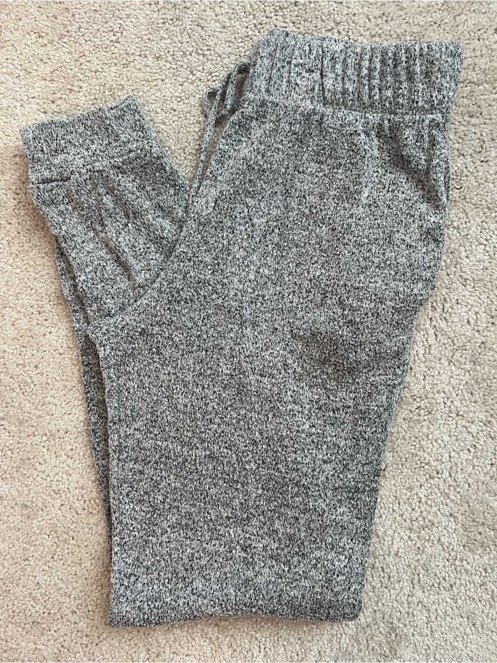 Olivia Rae Gray Marled Knit Lounge Pants